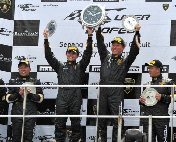 中国车手在兰博基尼宝珀 Super TROFEO 亚洲系列赛首场比赛中摘得桂冠